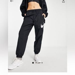 Nike swishy pants nylon joggers S